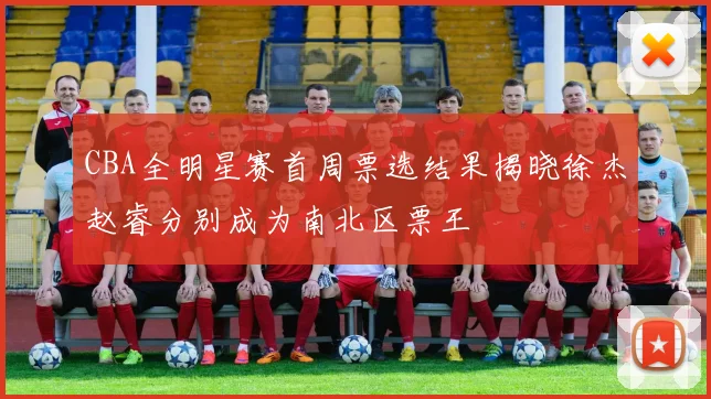 CBA全明星赛首周票选结果揭晓徐杰赵睿分别成为南北区票王